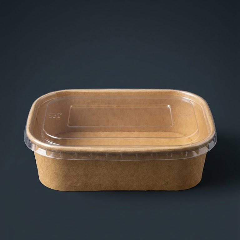kraft lunch box with lid